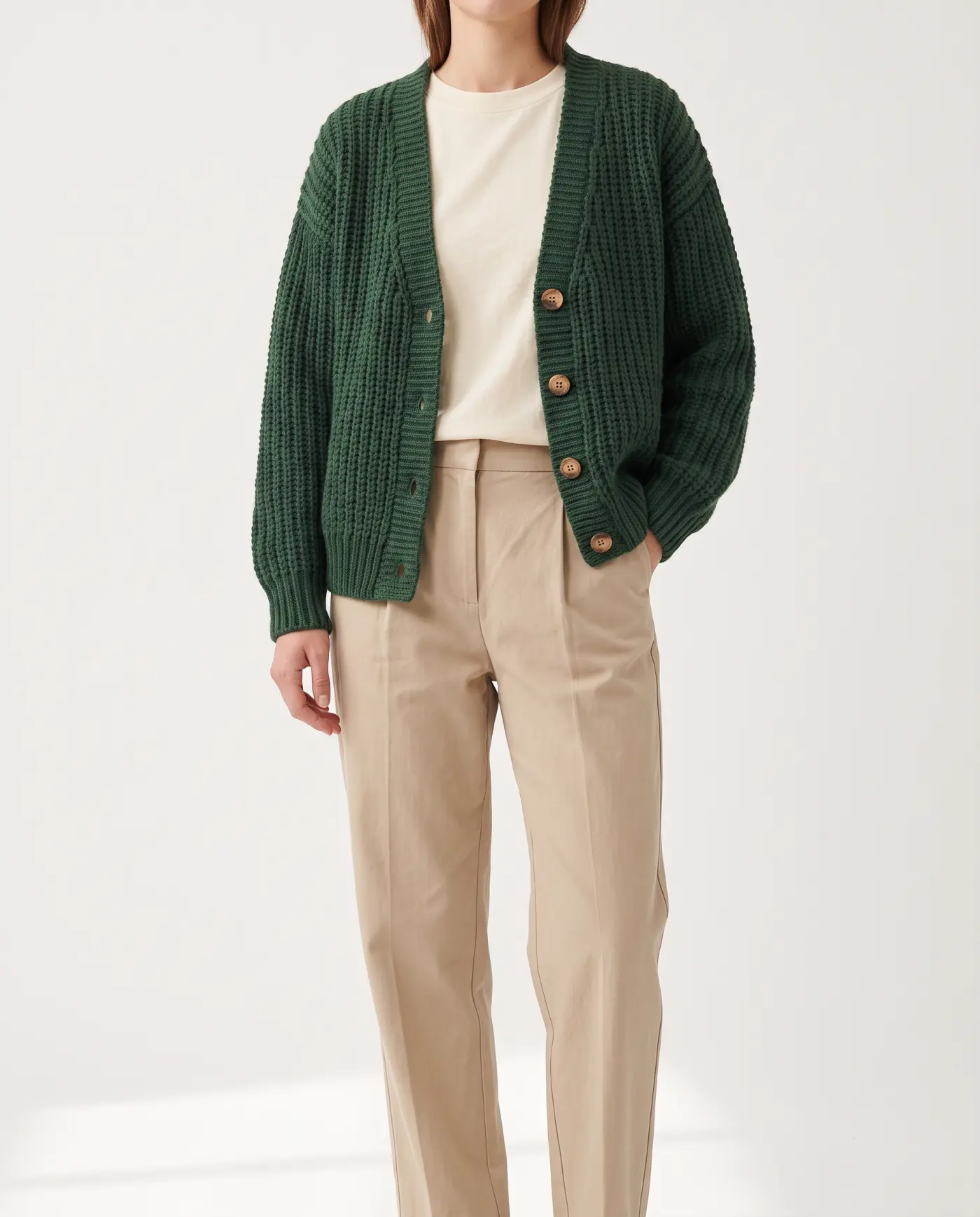 Knit and buttons: Original